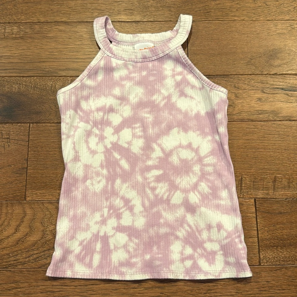 Jumping Beans Girls Racerback Purple Tie Dye Tank Top - Size 6X
